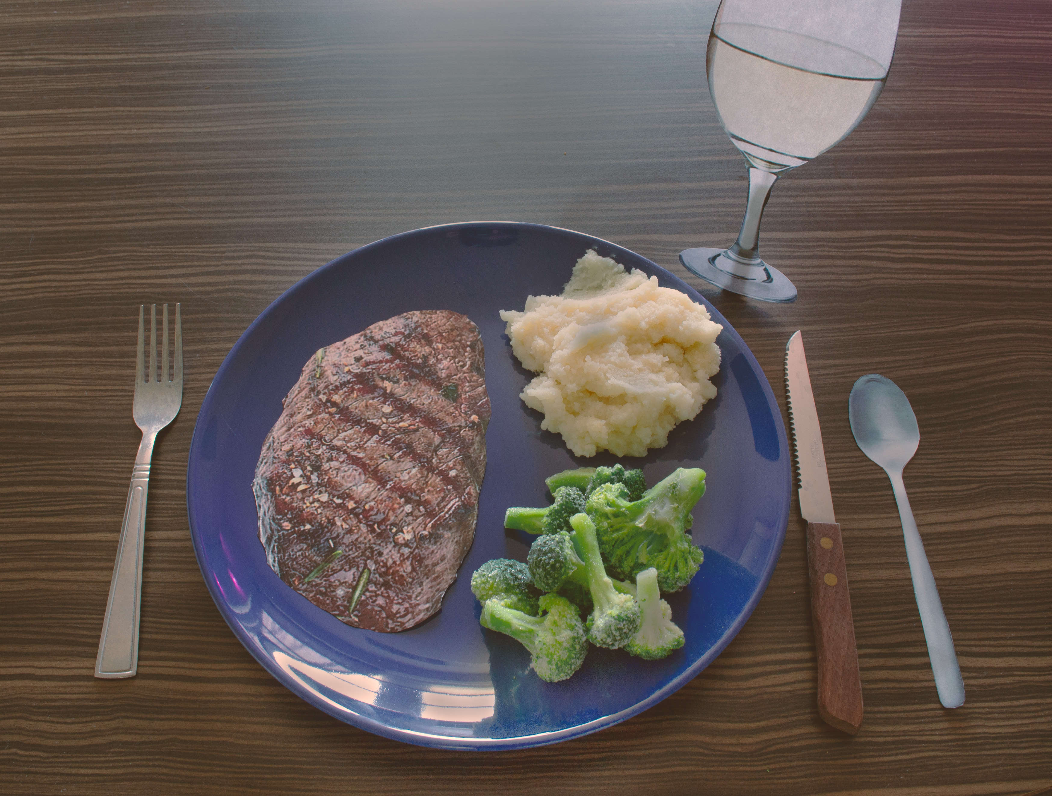 Constructed photography dinner scene by Emily Taylor